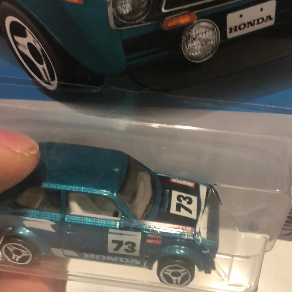 Hot Wheels '73 Honda Civic Custom Die-Cast Car